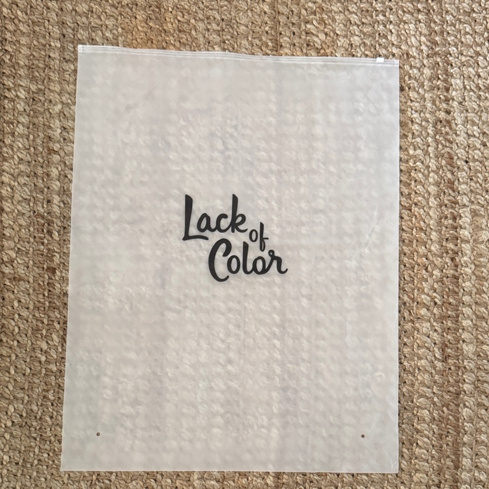 Lack Of Color Transparent Dust Bag